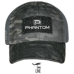 Nineline PHANTOM OUTDOORS/NINE LINE "AMERICAN MADE" CAMO PATCH HAT HATS