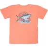 Aftco BT4324 YOUTH ICED TEA SS TEE - Neon Peach Heather Other Brands