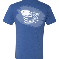 Phantom Outdoors MENS Fish Freedom T Shirt (Short Sleeve Tri-Blend)