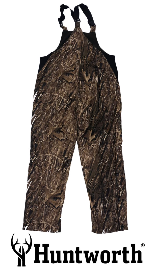 HUNTWORTH MEN'S CAMO MICROFIBER BIBS HUNTING 4 HUNTWORTH MEN'S CAMO MICROFIBER BIBS HUNTING