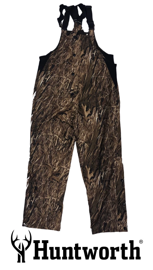 HUNTWORTH MEN'S CAMO MICROFIBER BIBS HUNTING 3 HUNTWORTH MEN'S CAMO MICROFIBER BIBS HUNTING