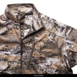 HUNTWORTH MEN'S LIGHTWEIGHT ¼ ZIP HUNTING SHIRT - DISRUPTION