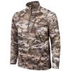 HUNTWORTH MEN'S LIGHTWEIGHT ¼ ZIP HUNTING SHIRT - DISRUPTION