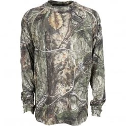 Other Brands AFTCO B61155 YOUTH MOSSY OAK® DNA CAMO LS PERFORMANCE SHIRT