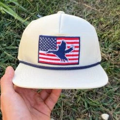 Other Brands BURLEBO American Flag Duck Cap