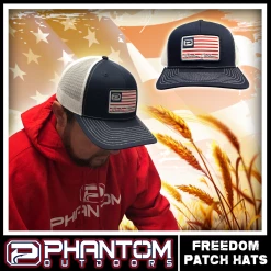 Richardson HATS PHANTOM OUTDOORS "Freedom" Patch HAT