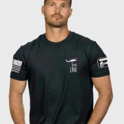 Nineline PHANTOM OUTDOORS/NINE LINE T-SHIRT - "Because Of The Brave" HERO SERIES