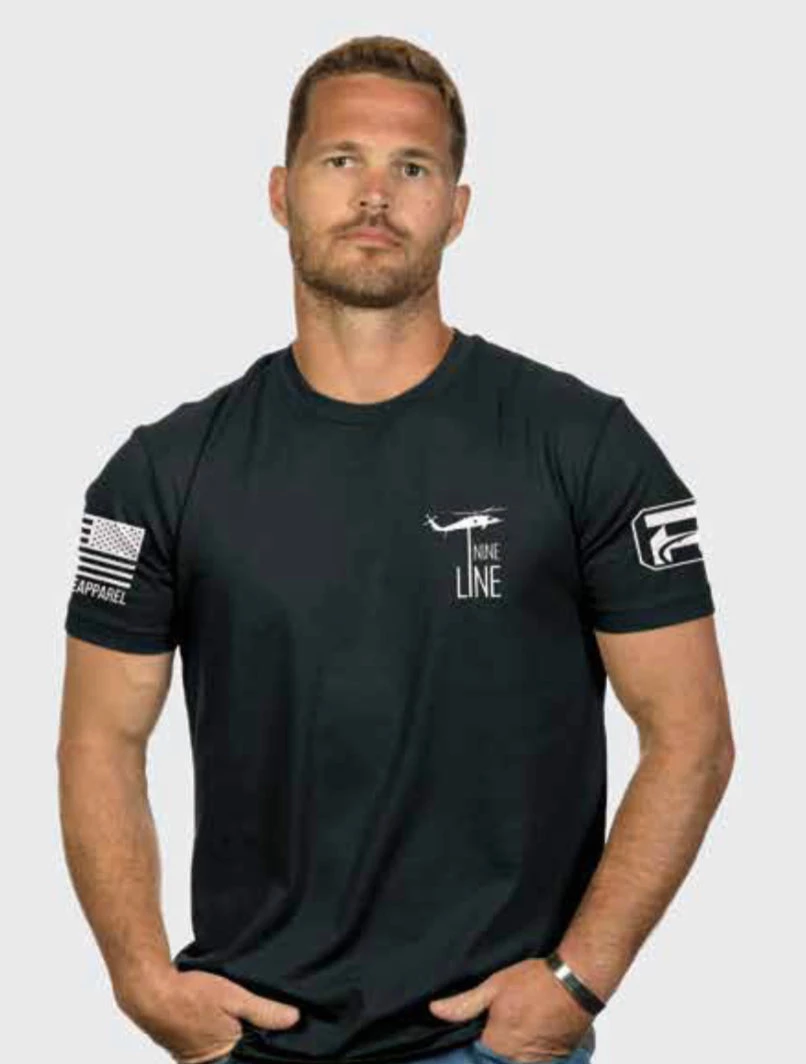 Nineline PHANTOM OUTDOORS/NINE LINE T-SHIRT - "Because Of The Brave" HERO SERIES 4 Nineline PHANTOM OUTDOORS/NINE LINE T-SHIRT - "Because Of The Brave" HERO SERIES