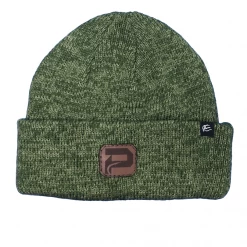 Outdoors Cap Phantom Outdoors Leather Patch Beanie BEANIES