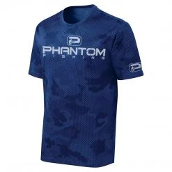 SANMAR MENS Phantom Fishing Digital Matrix Performance Shirt