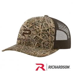 PHANTOM BLADES CAMO RICHARDSON STRUCTURED TRUCKER HATS