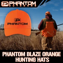 SANMAR Phantom Hunting Blaze Orange Enhanced Visibility Hat HATS