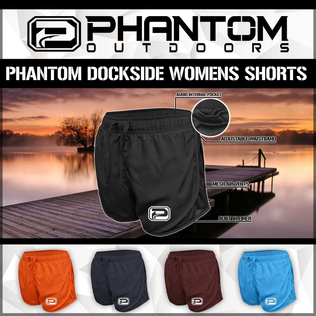 Phantom Outdoors Phantom "Dockside" Ladies Shorts Ladies Bottoms 8 Phantom Outdoors Phantom "Dockside" Ladies Shorts Ladies Bottoms