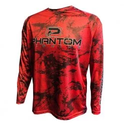 Phantom Outdoors Phantom Camo Performance Fishing Shirt MENS
