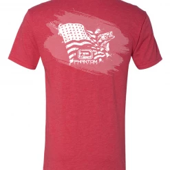 Phantom Outdoors MENS Fish Freedom T Shirt (Short Sleeve Tri-Blend)