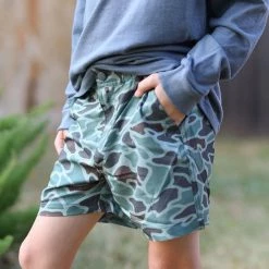 Burlebo Youth Shorts - Retro Duck Camo Other Brands