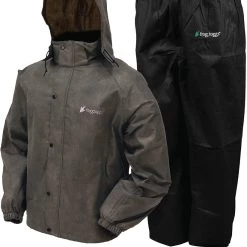 Frogg Toggs Rain Suit Stone/Black AS1310-1052X - 2XL Rain Gear