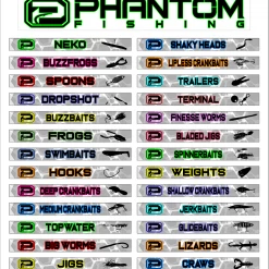 Print Charleston Phantom TACKLE BOX Labels