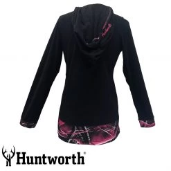 HUNTWORTH Ladies Lightweight Fleece Hoodie/Tunic