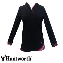 HUNTWORTH Ladies Lightweight Fleece Hoodie/Tunic