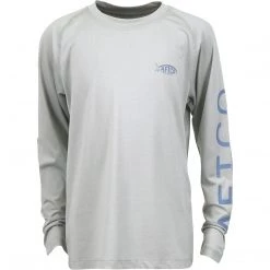 Aftco B61126 YOUTH SAMURAI 2 PERFORMANCE LS SHIRT - Silver Heather Other Brands