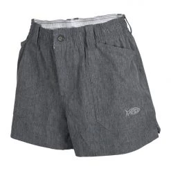 Aftco W100 WOMENS STRETCH THE ORIGINAL FISHING SHORT - BLACK HEATHER