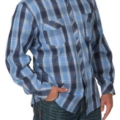 Anglers Banded Poplin Long Sleeve Shirt