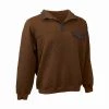 Anglers Heybo Heriitage Quarter Snap Pullover - Chestnut CLOSE OUT