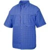 Anglers Drake Short Sleeve Wingshooter Plaid Sun Shirt
