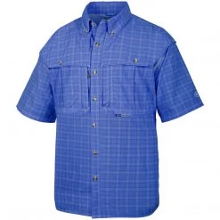 Anglers Drake Short Sleeve Wingshooter Plaid Sun Shirt