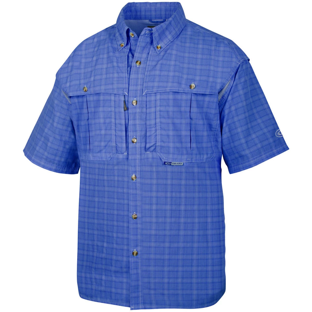 Anglers Drake Short Sleeve Wingshooter Plaid Sun Shirt 3 Anglers Drake Short Sleeve Wingshooter Plaid Sun Shirt