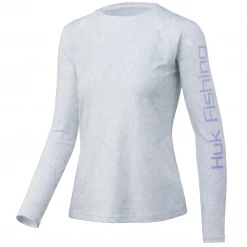 Other Brands Huk Womens Linear Leaf Shirts