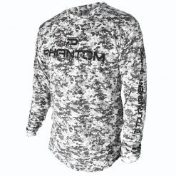 Carolina Made Phantom Fishing™ Performance Long Sleeve LS1 Digital Camo Gray