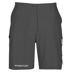 Phantom Outdoors MENS Phantom Limit Series (LS) Performance Fishing Shorts - Stealth Grey