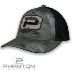 Phantom Outdoors Phantom EDGE SERIES Camo Unstructured Trucker Hat HUNTING