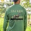 Burlebo Performance Sun Tee Live Wildly