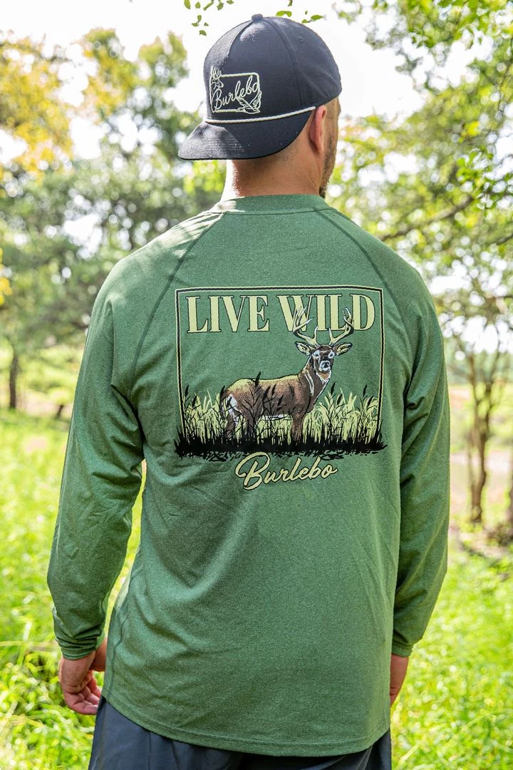 Burlebo Performance Sun Tee Live Wildly 3 Burlebo Performance Sun Tee Live Wildly