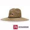 Richardson Leather Patch Straw Hat HATS