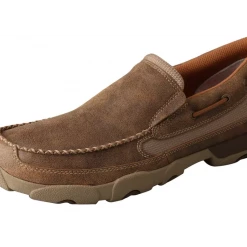 Footwear Twisted X Mens Driving Mocs Slip On D Toe Bomber MDMS002
