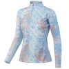 HUK WOMENS ICON X TIDE CHANGE 1/4 ZIP