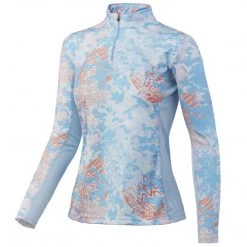 HUK WOMENS ICON X TIDE CHANGE 1/4 ZIP