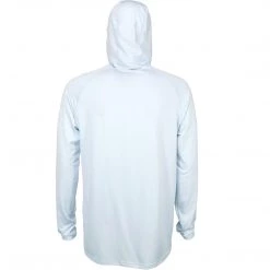 Aftco M63140 YUREI AIROMESH HOODED LS PERFORMANCE SHIRT - Light Blue Heather Other Brands